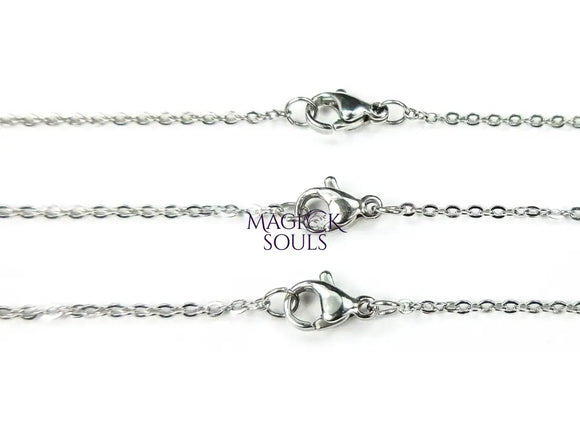 Stainless Steel Necklace Chains 316 Grade Link Chain Lobster Claw Clasp CHAINS
