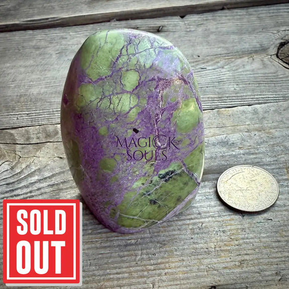 Stichtite with Serpentine Atlantisite Freeform – Barberton South Africa Home & Living > Home Decor > Rocks & Geodes