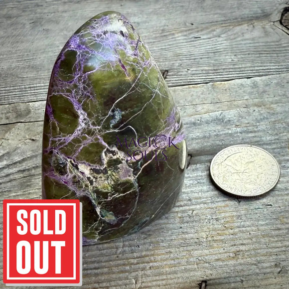 Stichtite with Serpentine Atlantisite Freeform – Barberton South Africa Home & Living > Home Decor > Rocks & Geodes