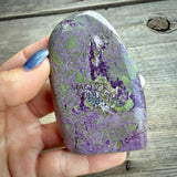 Stichtite with Serpentine Atlantisite Freeform – Barberton South Africa Home & Living > Home Decor > Rocks & Geodes