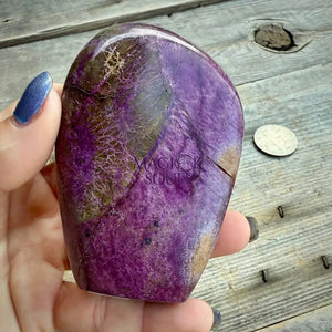 Stichtite with Serpentine Atlantisite Freeform – Barberton South Africa Home & Living > Home Decor > Rocks & Geodes