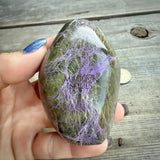 Stichtite with Serpentine Atlantisite Freeform – Barberton South Africa Home & Living > Home Decor > Rocks & Geodes