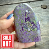 Stichtite with Serpentine Atlantisite Freeform – Barberton South Africa Home & Living > Home Decor > Rocks & Geodes