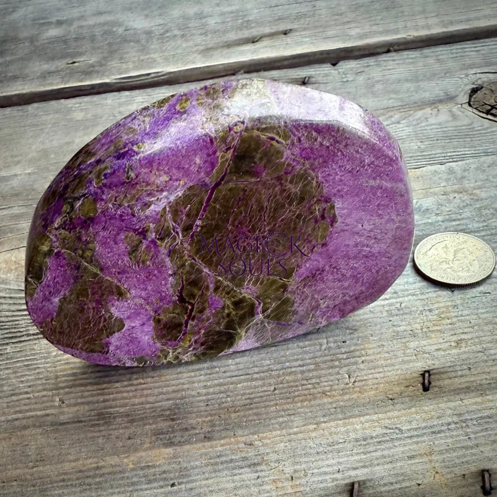 Stichtite with Serpentine Atlantisite Freeform – Barberton South Africa Home & Living > Home Decor > Rocks & Geodes
