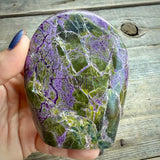 Stichtite with Serpentine Atlantisite Freeform – Barberton South Africa Home & Living > Home Decor > Rocks & Geodes