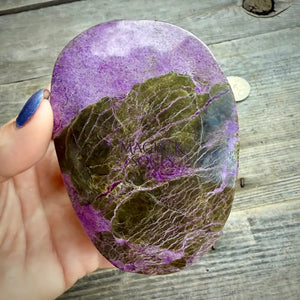 Stichtite with Serpentine Atlantisite Freeform – Barberton South Africa Home & Living > Home Decor > Rocks & Geodes
