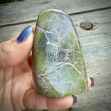 Stichtite with Serpentine Atlantisite Freeform – Barberton South Africa Home & Living > Home Decor > Rocks & Geodes