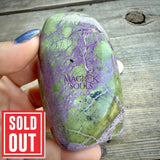 Stichtite with Serpentine Atlantisite Freeform – Barberton South Africa Home & Living > Home Decor > Rocks & Geodes