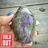 Stichtite with Serpentine Atlantisite Freeform – Barberton South Africa Home & Living > Home Decor > Rocks & Geodes