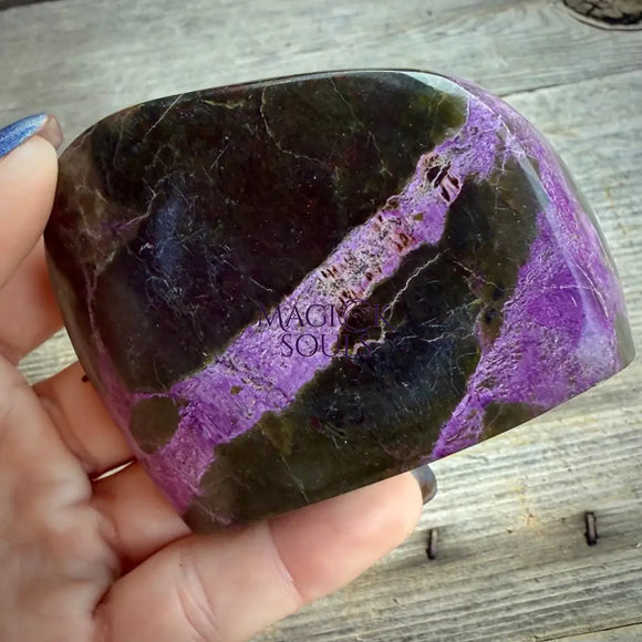 Stichtite with Serpentine Atlantisite Freeform – Barberton South Africa Home & Living > Home Decor > Rocks & Geodes
