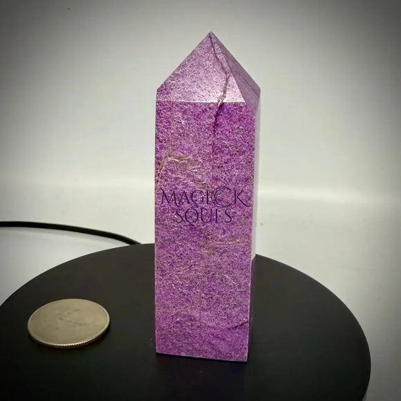 Stichtite with Serpentine Atlantisite Towers – Barberton South Africa Home & Living > Home Decor > Rocks & Geodes