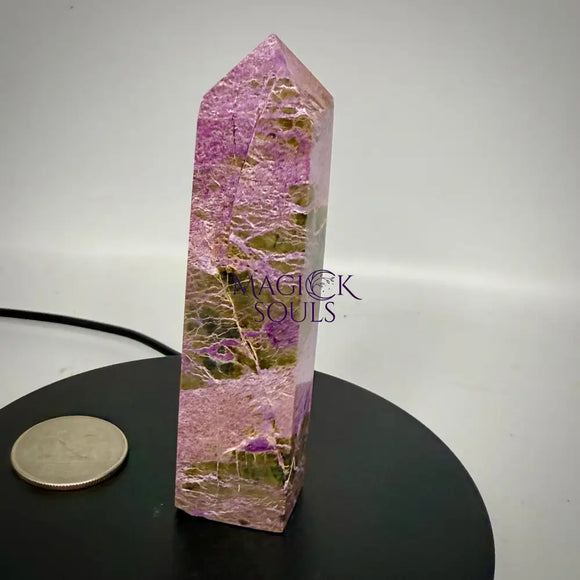 Stichtite with Serpentine Atlantisite Towers – Barberton South Africa Home & Living > Home Decor > Rocks & Geodes