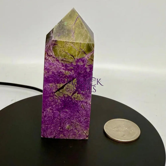 Stichtite with Serpentine Atlantisite Towers – Barberton South Africa Home & Living > Home Decor > Rocks & Geodes