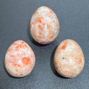 Sunstone Crystal Egg Polished Carving Wholesale Gemstone Decor Home & Living > Home Decor > Home Accents > Rocks &