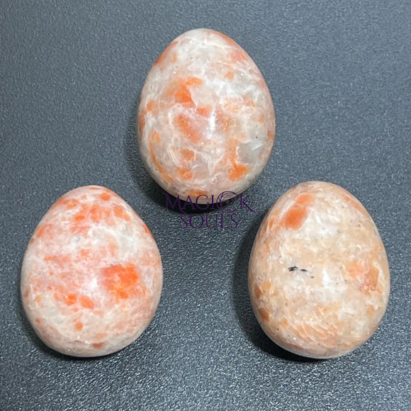 Sunstone Crystal Egg Polished Carving Wholesale Gemstone Decor Home & Living > Home Decor > Home Accents > Rocks &