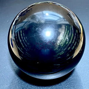 Super Extra Large Karelian Black Shungite Sphere (6 Inch Diameter 9 LBs) Polished Carving Home & Living > Home Decor >