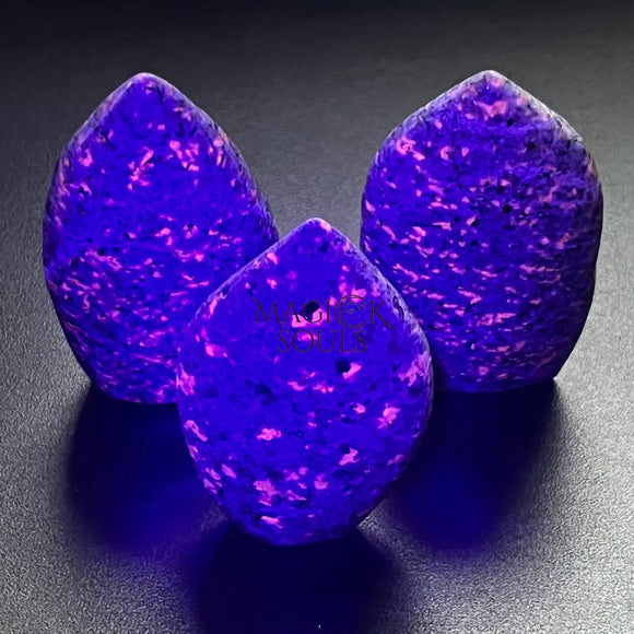 Syenite Flame Standing Tower (UV Reactive) Carving Wholesale Home & Living > Home Decor > Home Accents > Rocks & Geodes