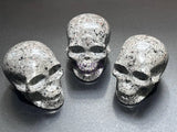 Syenite Skull Carving (UV Reactive)(3 Inches) Gemstone Crystal Home Decor Supply Home & Living > Home Decor > Home