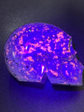Syenite Skull Carving (UV Reactive)(3 Inches) Gemstone Crystal Home Decor Supply Home & Living > Home Decor > Home