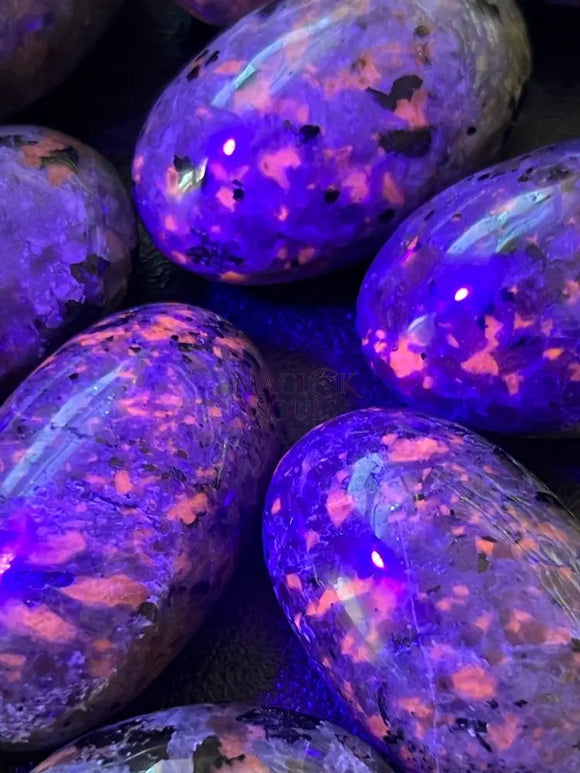 Syenite Tumbled Stones (UV Reactive)(By The Piece or Pound) Wholesale Home & Living > Home Decor > Home Accents > Rocks