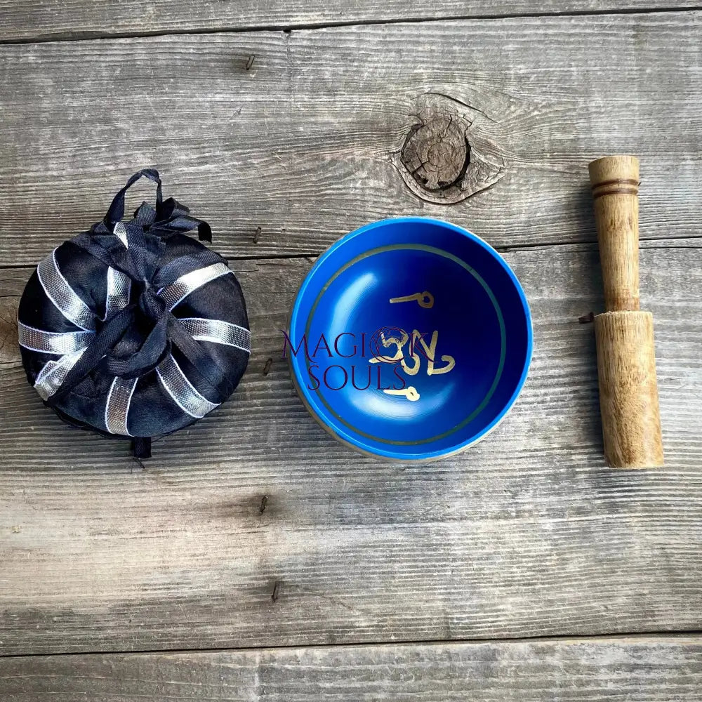 Tibetan Singing Bowl with Striker and Cushion - Magick Souls