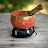 Tibetan Singing Bowl with Striker and Cushion - Magick Souls