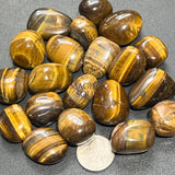 Tigers Eye Tumbled Stones (By The Piece or Pound) Wholesale Home & Living > Home Decor > Home Accents > Rocks & Geodes