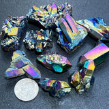 Titanium Aura Quartz Crystal Clusters And Rough Raw Points Wholesale Home & Living > Home Decor > Home Accents > Rocks