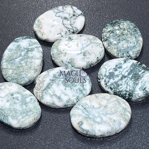 Tree Agate Cabochons Mixed Shapes And Sizes Bulk Wholesale Gemstone Jewelry Supply Craft Supplies & Tools > Beads Gems