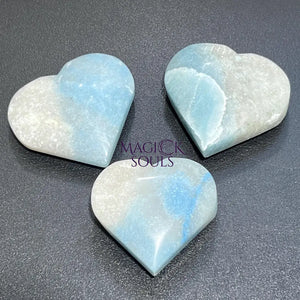 Trolleite Heart Gemstone Decor Carving Supply Home & Living > Home Decor > Home Accents > Rocks & Geodes