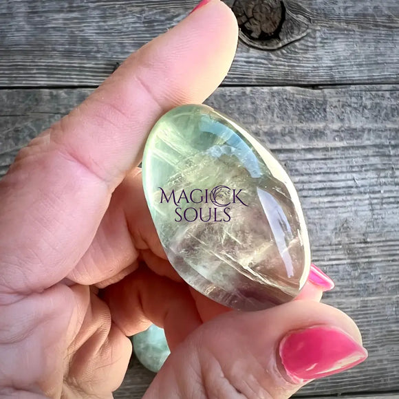 Tumbled Green Fluorite - Magick Souls