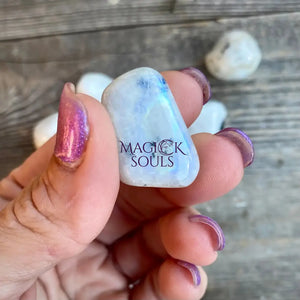 Tumbled Rainbow Moonstone Magick Souls