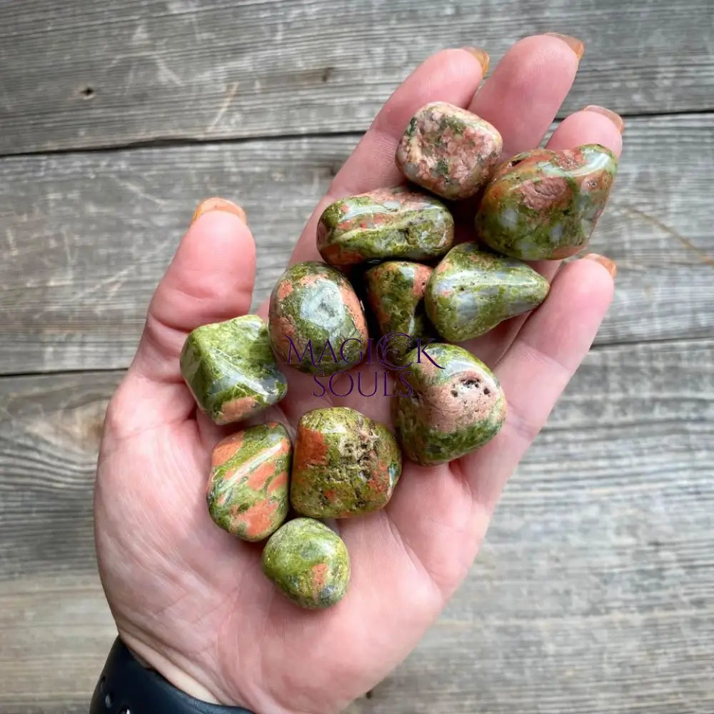 Tumbled Unakite Crystal - Magick Souls