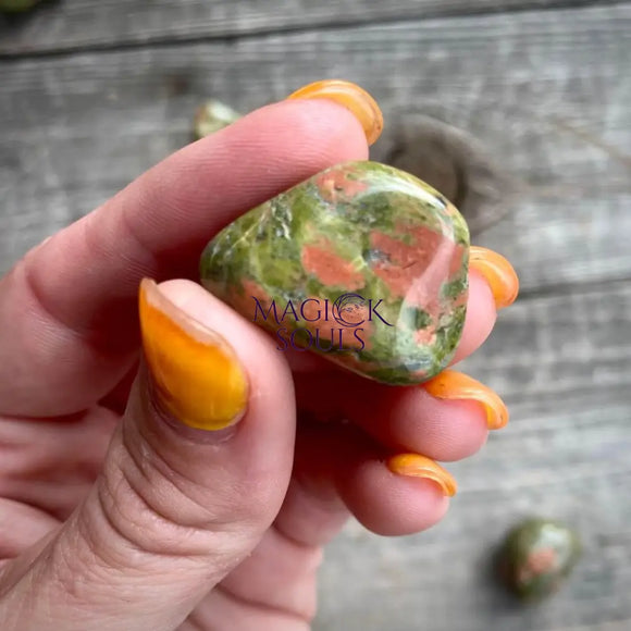 Tumbled Unakite Crystal - Magick Souls