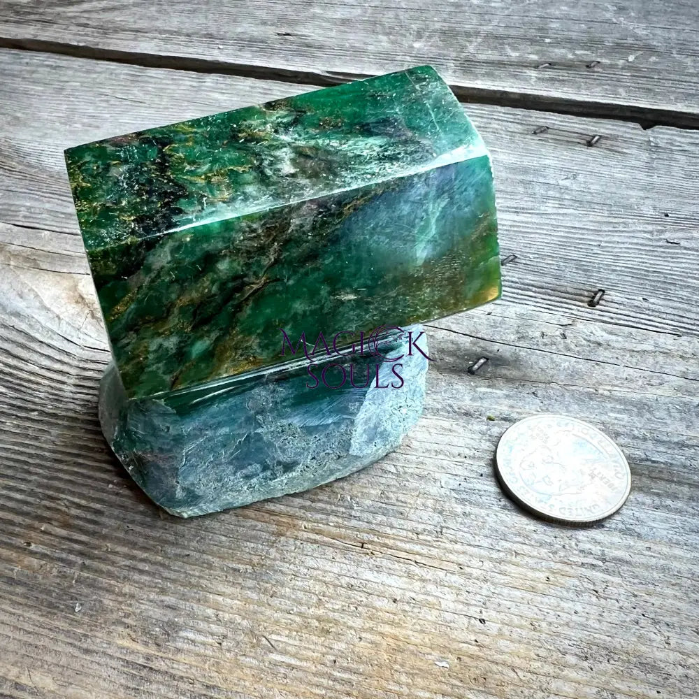 Unique Emerald and Fuchsite Freeform - Magick Souls