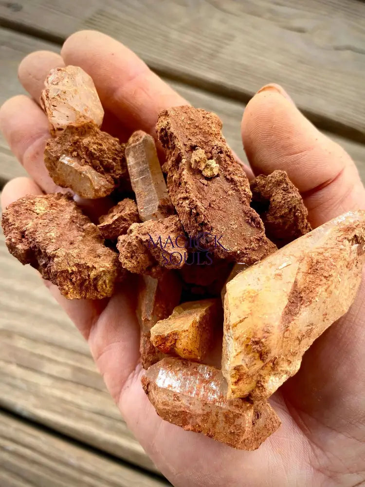 Unmined Arkansas Clear Quartz Crystals Magick Souls