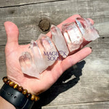 Unmined Arkansas Clear Quartz Crystals Magick Souls