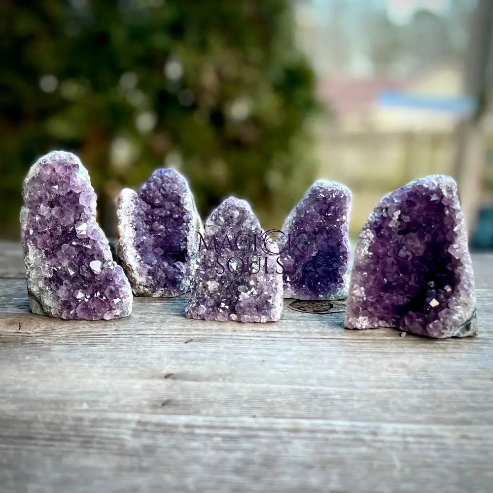 Uruguay Flat Base Amethyst Cluster - Magick Souls