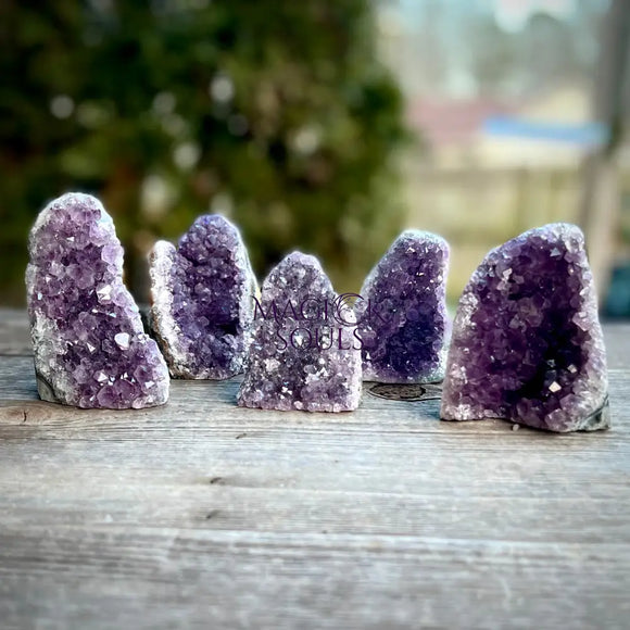 Uruguay Flat Base Amethyst Cluster - Magick Souls