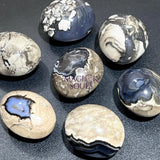 Volcanic Agate Palm Stone (UV Reactive) Gemstone Decor Carving Wholesale Supply Home & Living > Spirituality & Religion