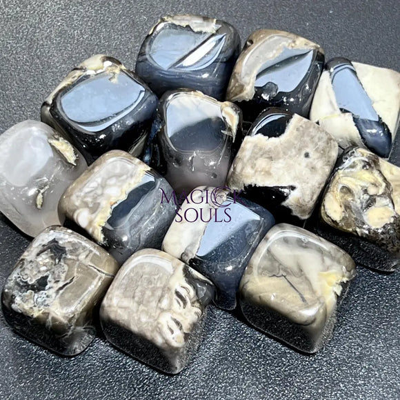 Volcanic Agate Tumbled (UV Reactive)(By The Piece Or Pound) Bulk Wholesale Supply Home & Living > Home Decor > Home