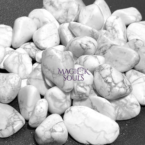 White Howlite Tumbled Stones (By The Piece Or Pound) Wholesale Home & Living > Home Decor > Home Accents > Rocks &