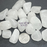 White Quartz Crystal Tumbled Stones (By The Piece or Pound) Wholesale Home & Living > Home Decor > Home Accents > Rocks