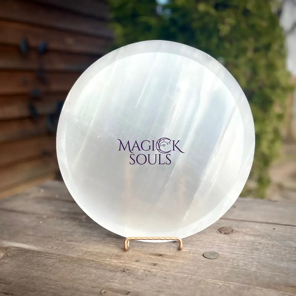 XL Selenite Plate - Magick Souls
