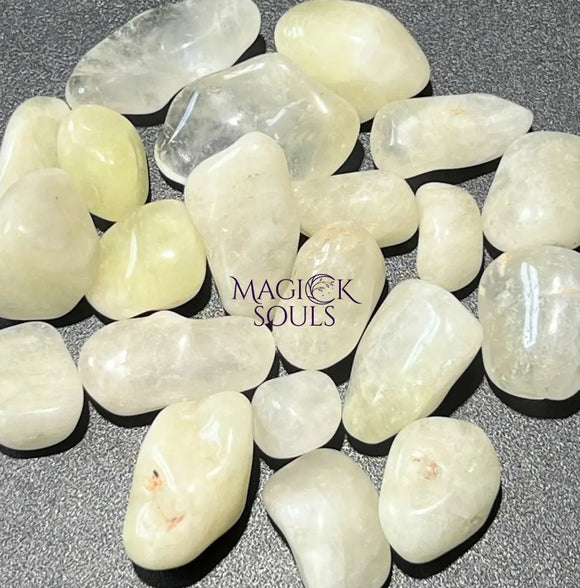 Yellow Quartz Crystal Tumbled Stones (By The Piece or Pound) Wholesale Home & Living > Home Decor > Home Accents >