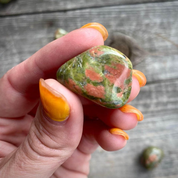 Tumbled Unakite Crystal