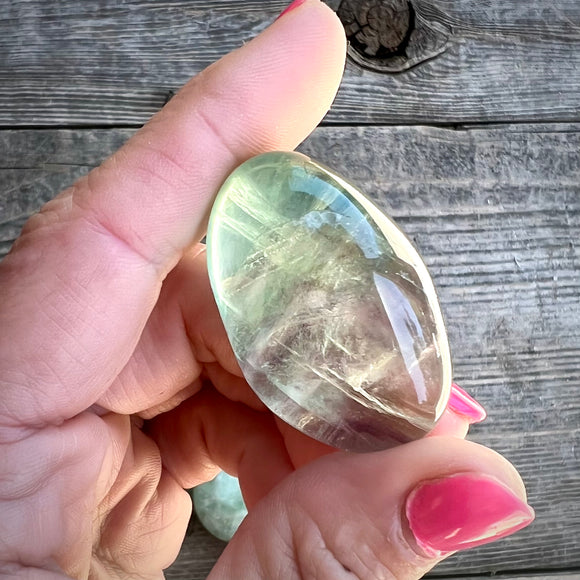 Tumbled Green Fluorite