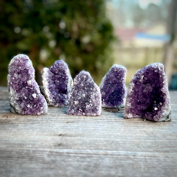 Uruguay Flat Base Amethyst Cluster