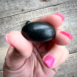 RARE Black Shiva Lingam aka "The Holy Stone" Pocket Size