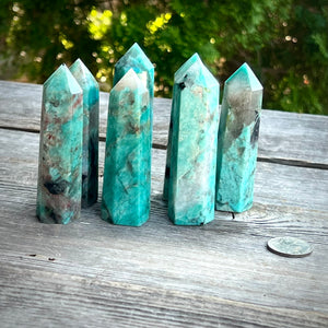 Amazonite Crystal Tower Point